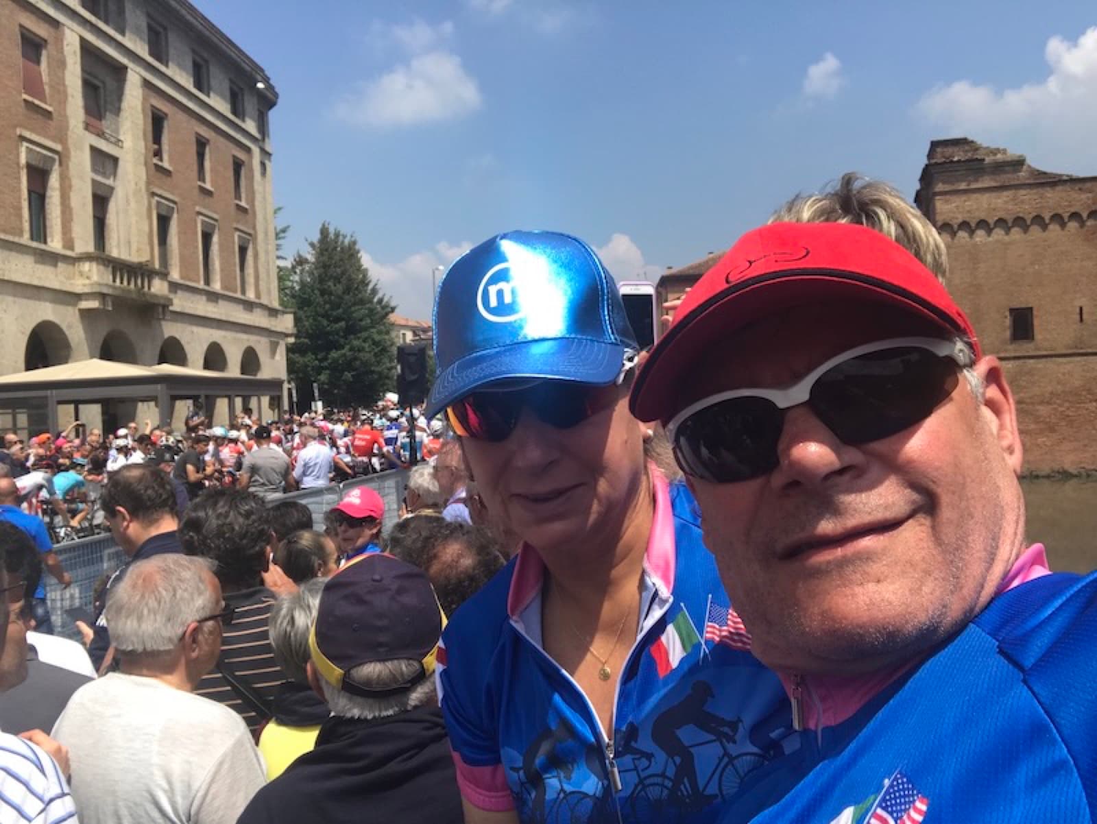 The start of the Giro d'Italia in Ferrara