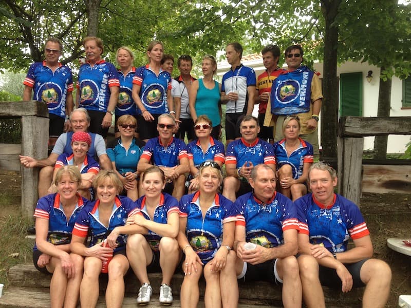 Cycling camp group