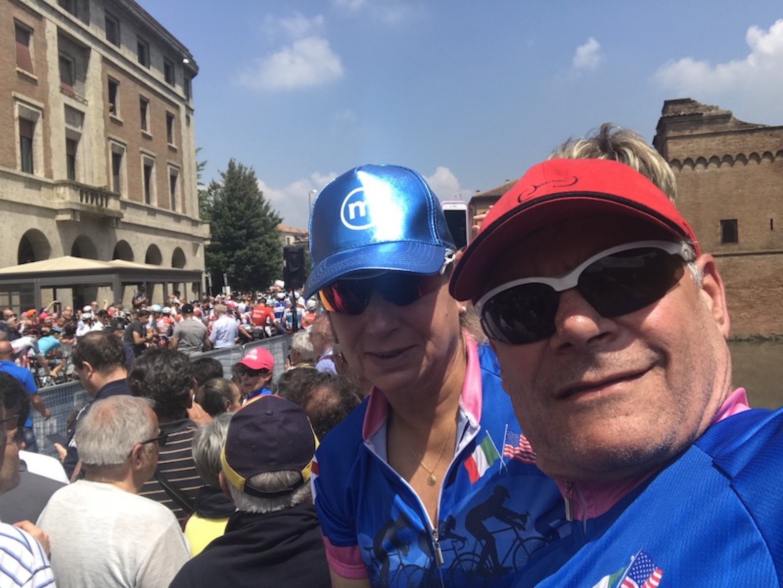 The start of the Giro d'Italia in Ferrara